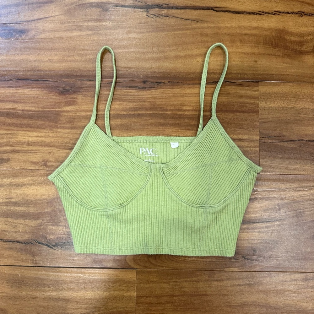 Small PacSun green tank